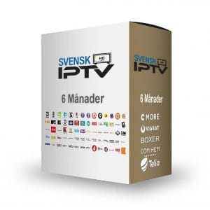 TV paket - 6 månader SvenskIPTV
